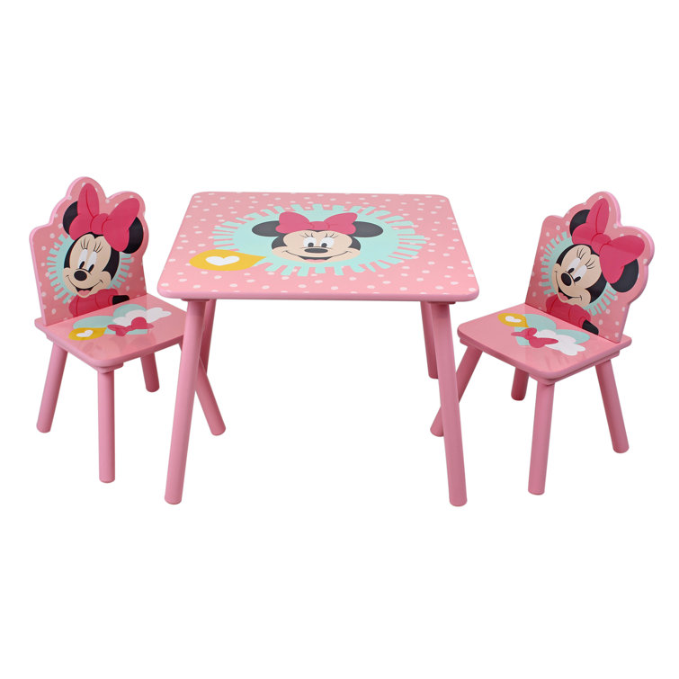 Minnie Mouse Table and 2 Chair Set